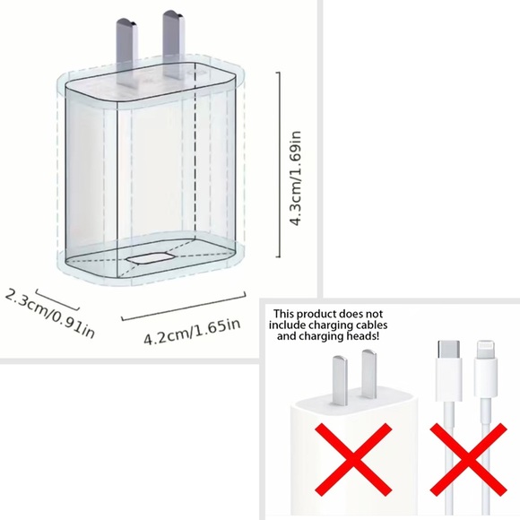 🎁 Pink Shell Cherry Girl iPhone Charger & Data Cable Protective Case 4-Pc Set - Picture 5 of 7